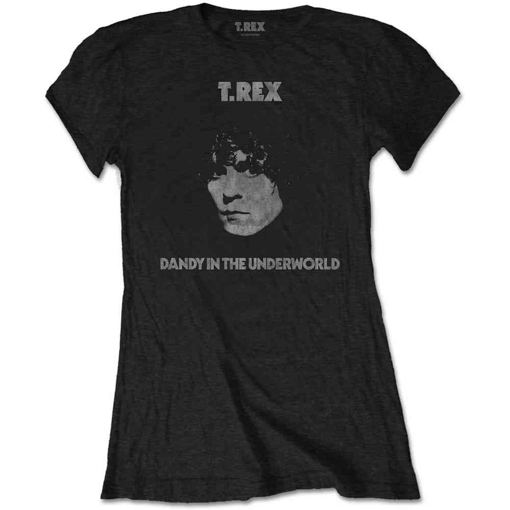 T. Rex - Dandy Ladies Tshirt - Black